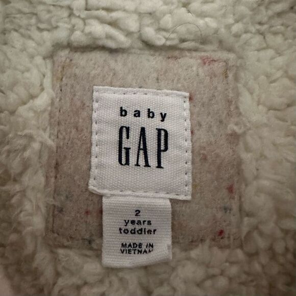 Gap Toddler Speckle Sherpa-Lined Car Coat size 2T - Picture 6 of 11